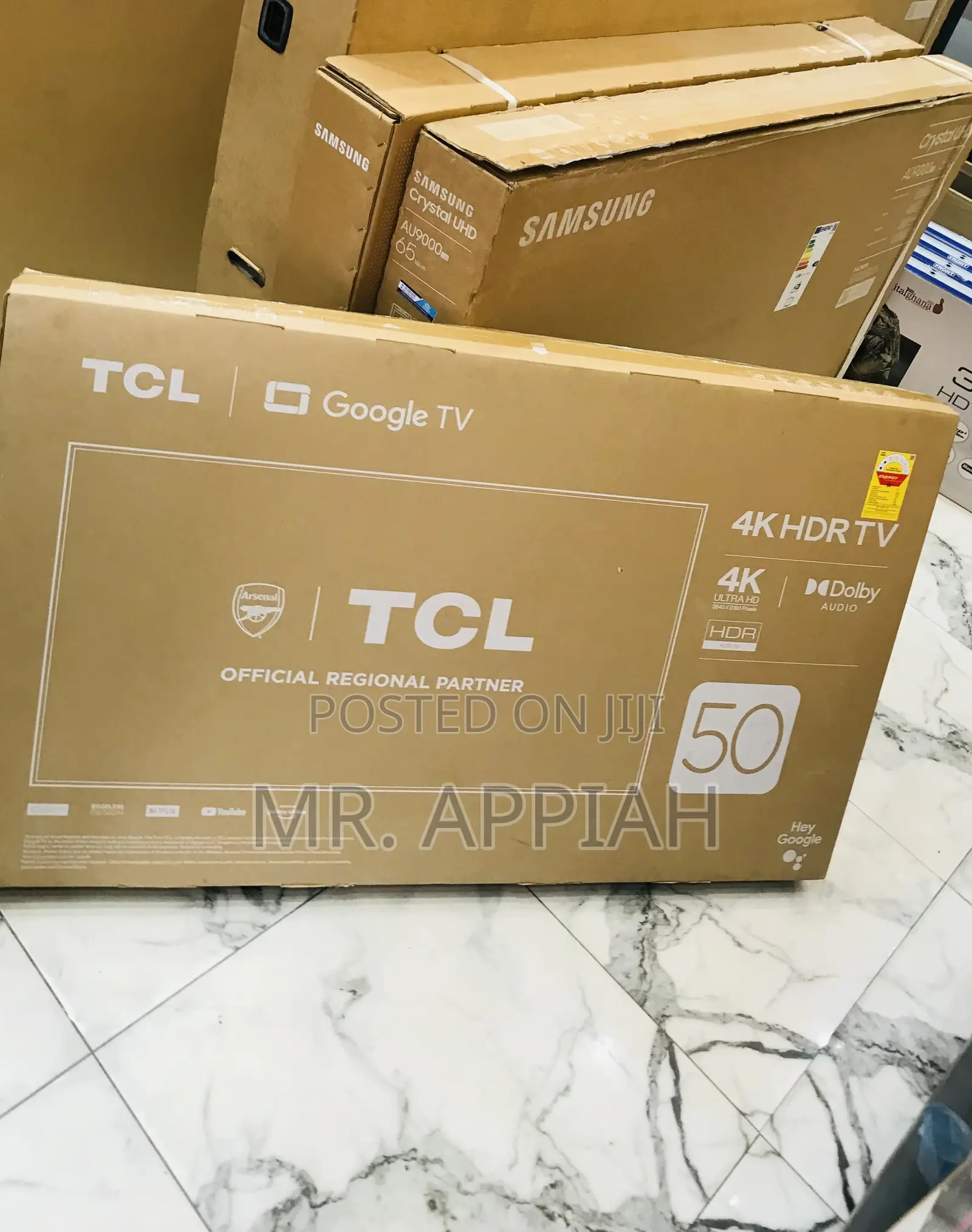 Purchase Classic TCL 50” 50P635(Black) HDR Smart Tv.
