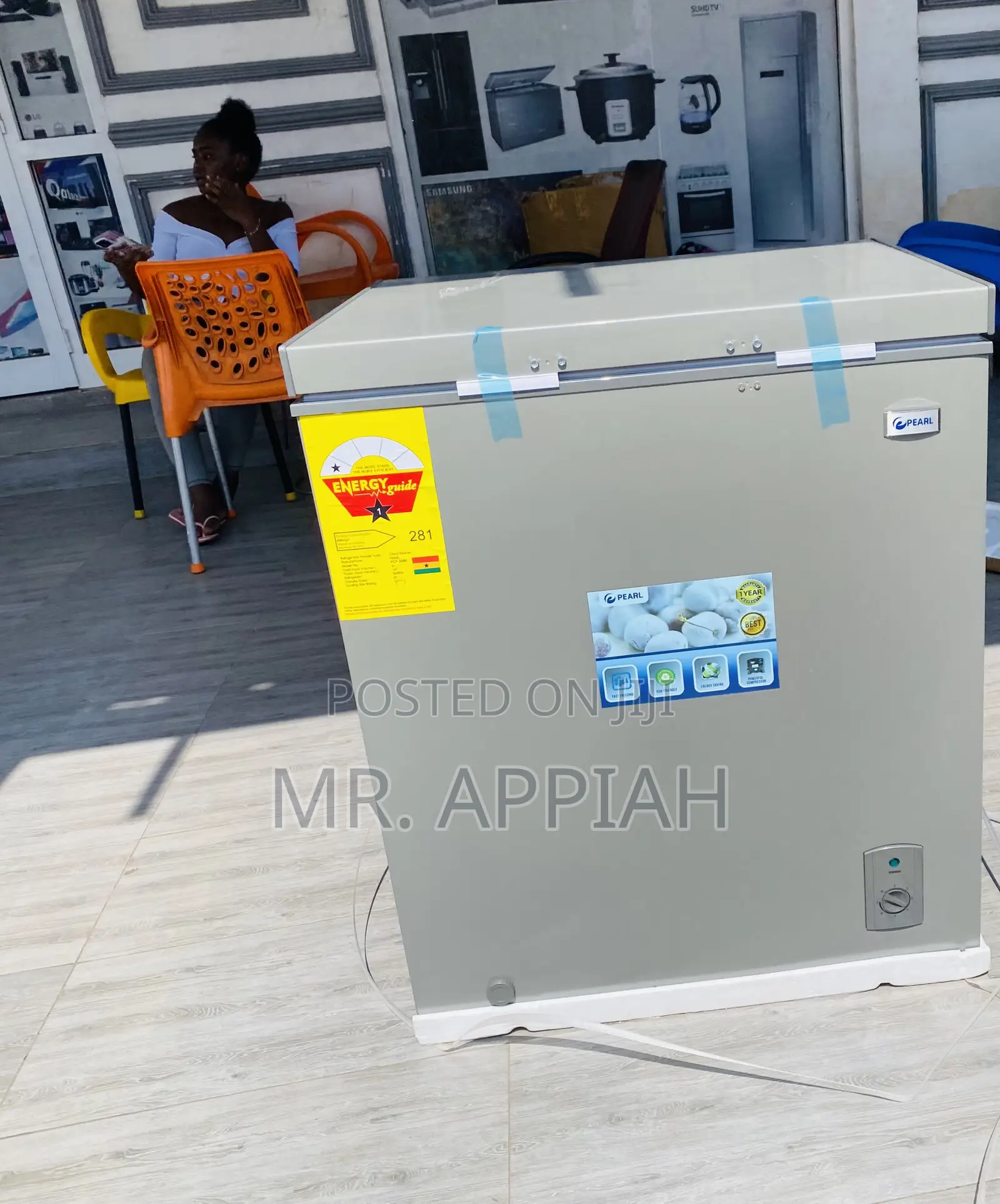 Latest and Affordable Pearl PCF- 1door Electric Freezer