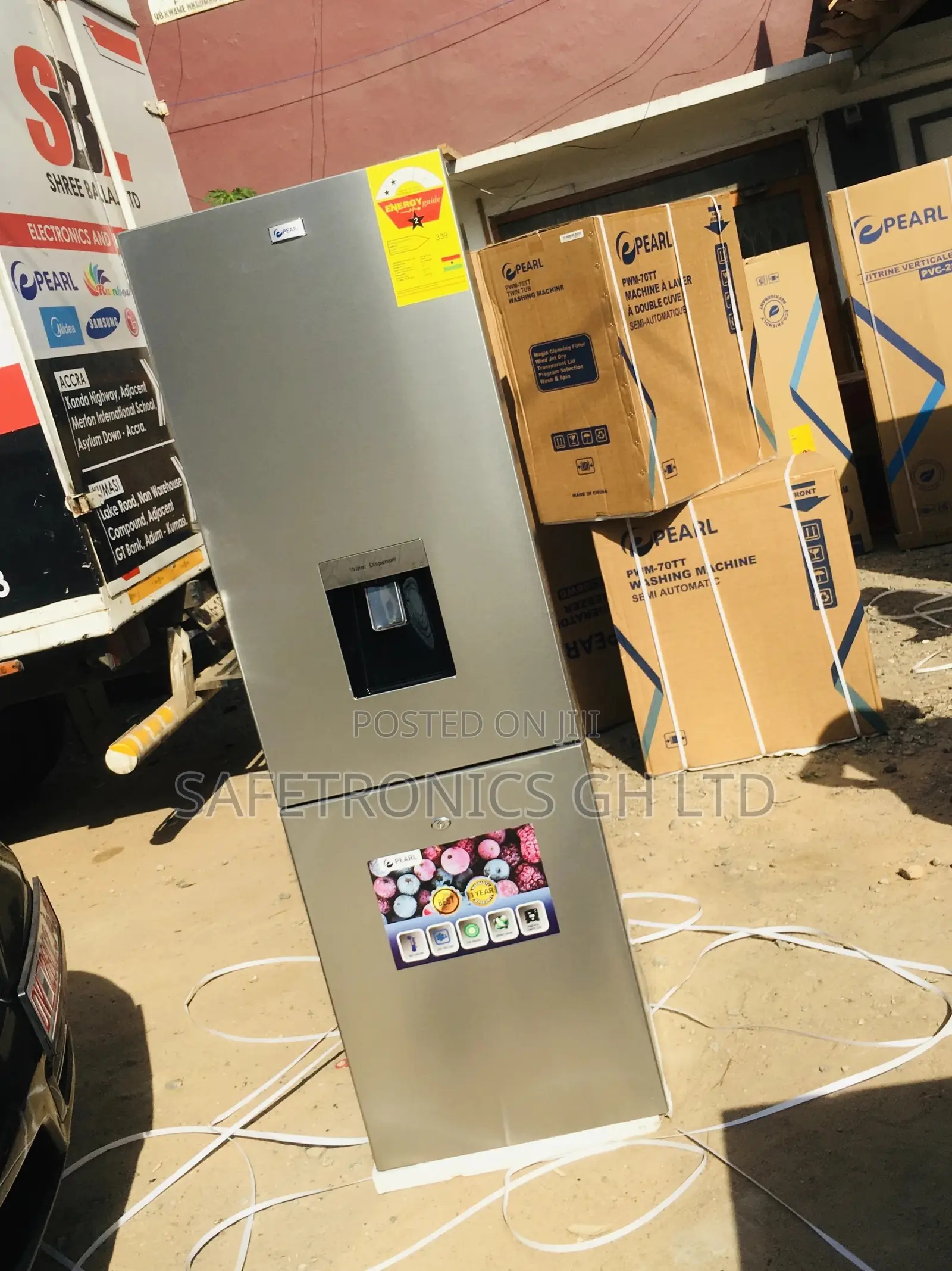 251 Liters PF-330 Pearl Doubledoor Bottomfreezer Fridge