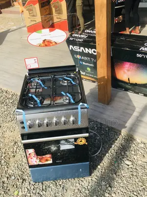 Gray Volcano 4 Gas Cooker Oven With Grill 50x60