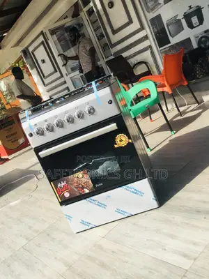 Ferre 60x60 Oven With Grill Glass Lid 4 Gas Cooker
