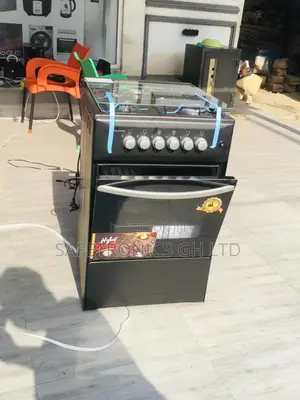 Volcano Black 4 Gas Cooker Oven With Grill 50x50