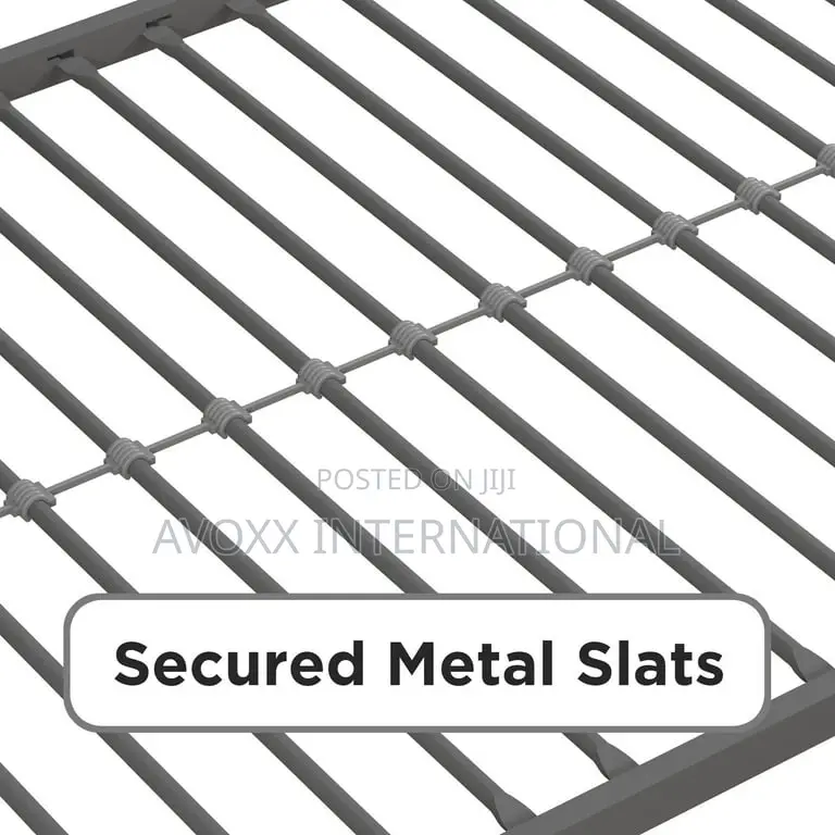 Your Zone Brittain Twin Metal Loft Bed, Silver