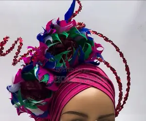 Photo - Two N Three Ack Fascinator With Turban