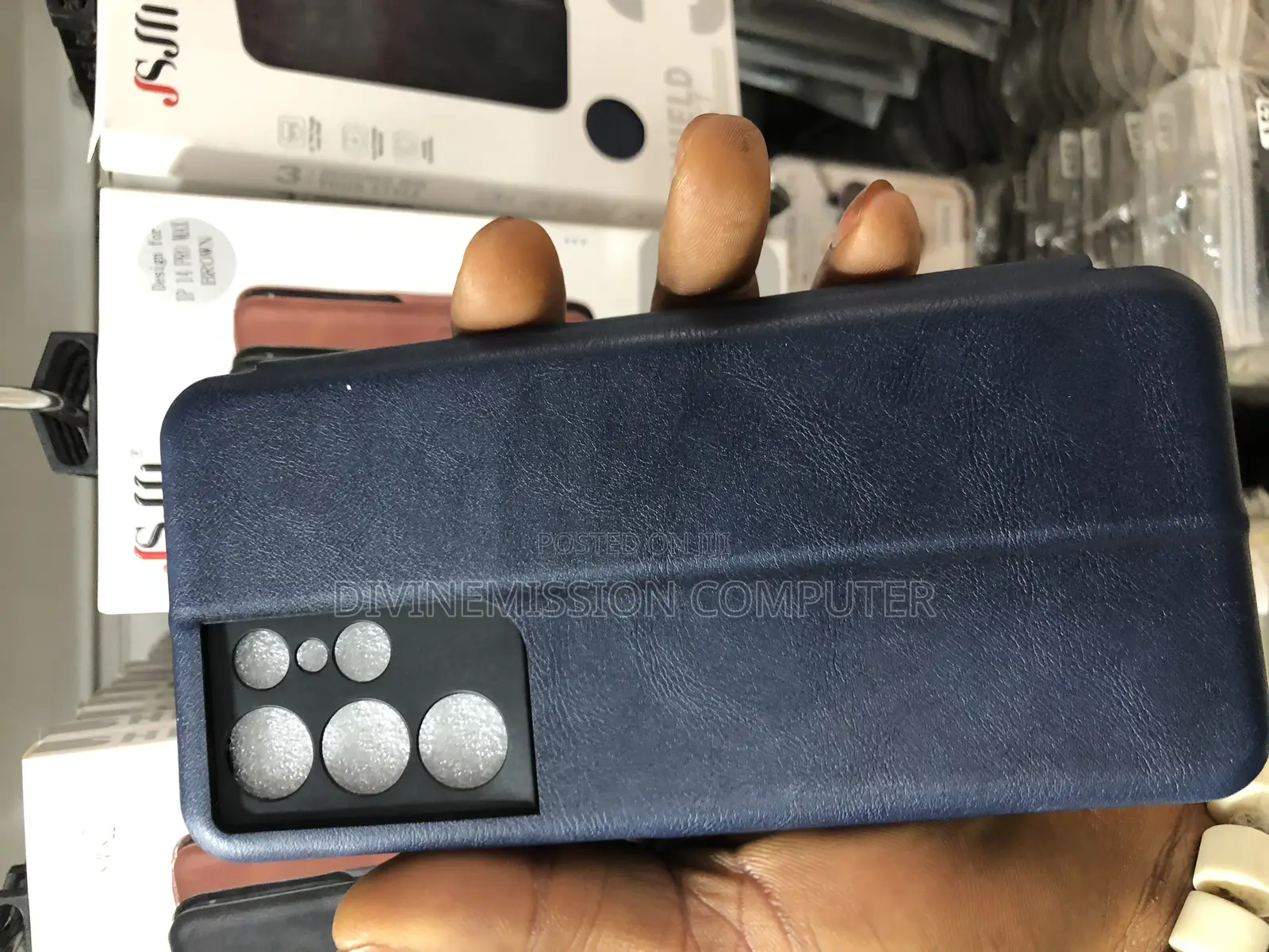 Samsung S21 Ultra Leather Book Case