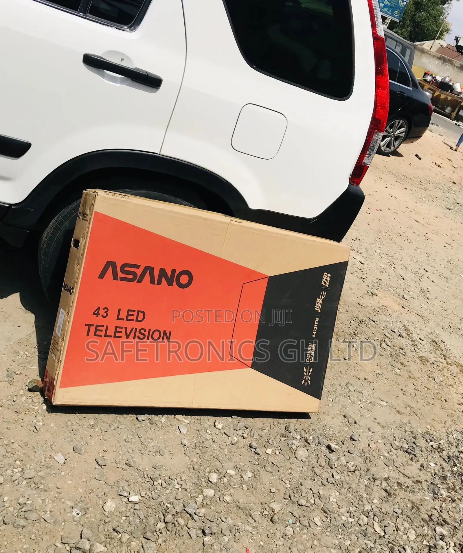 Digital Full HD Black Electric Glossy Led Asano 43 Inches Tv