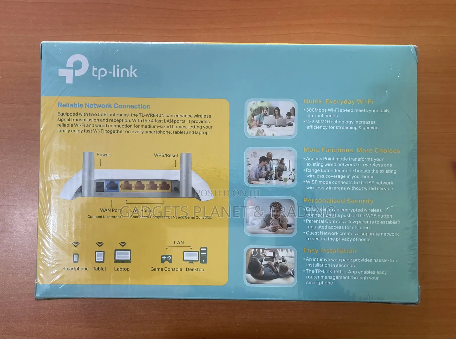 Tp-Link TL-WR840N Wireless N Router - 300mbps