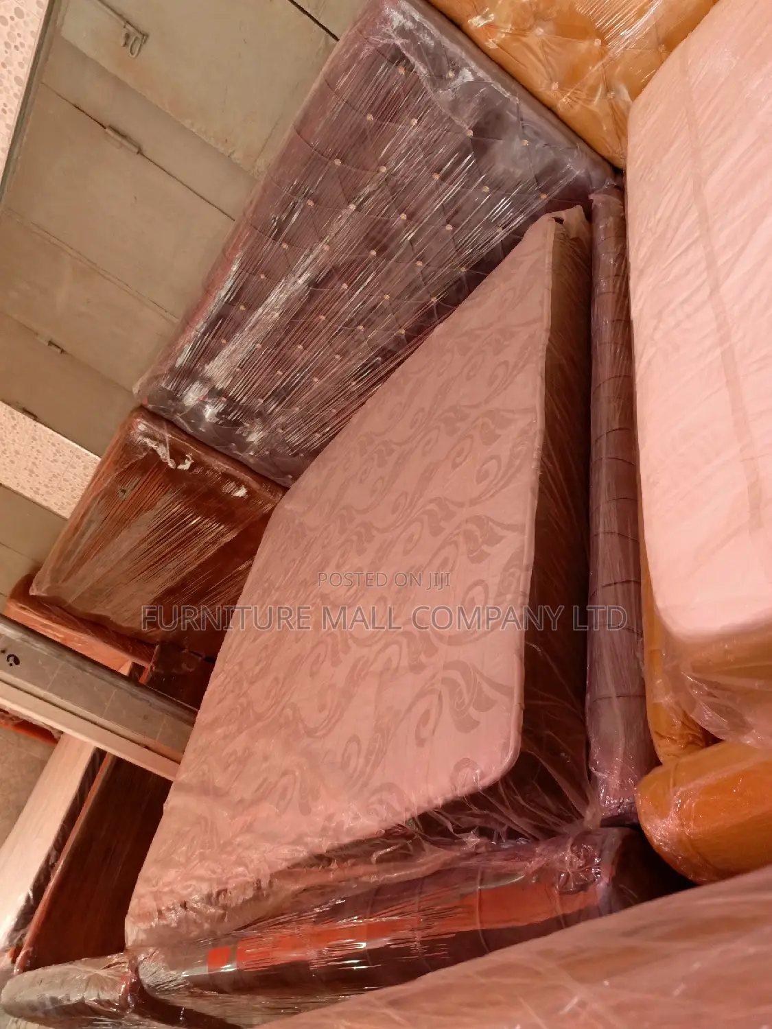 Great King Size Frame With Mattress 