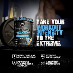 Total War Black Ops Extreme Preworkout| Intense Energy|Insane Strength