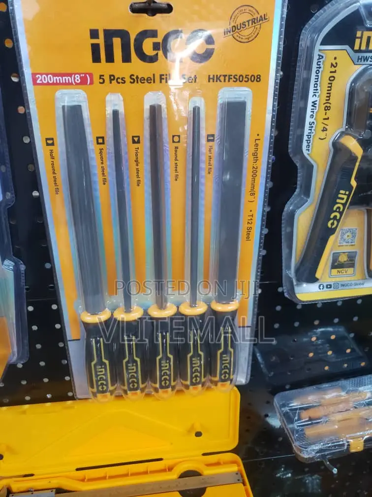 5 PCS Steel File Set