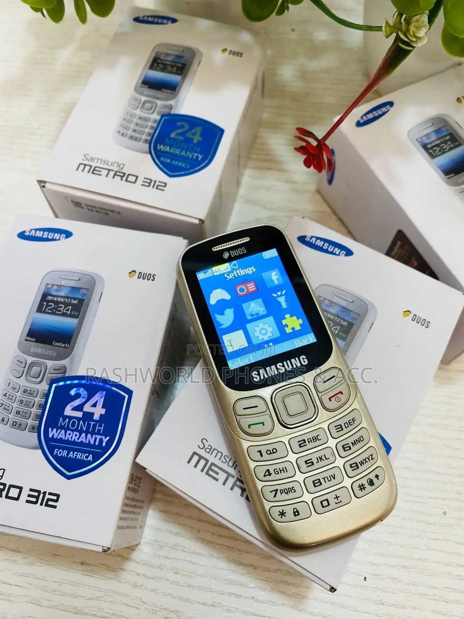 New Samsung Metro 312 Gold