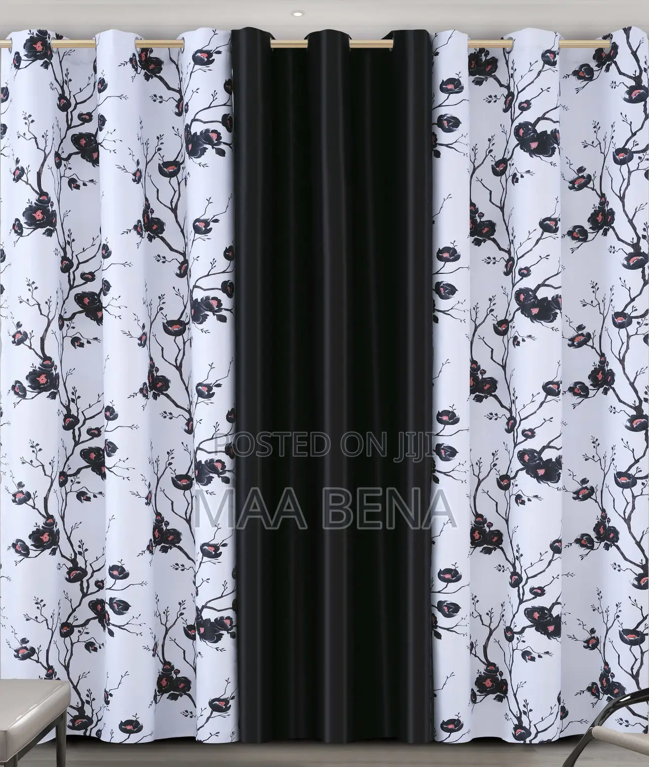 3in1 Quality Ring Curtains