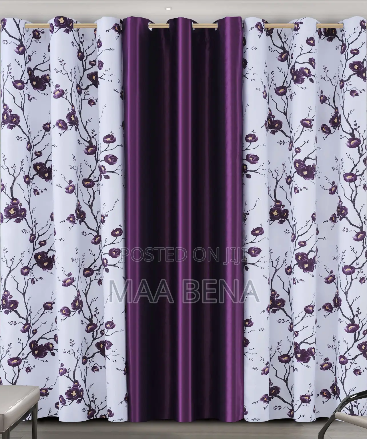 3in1 Quality Ring Curtains