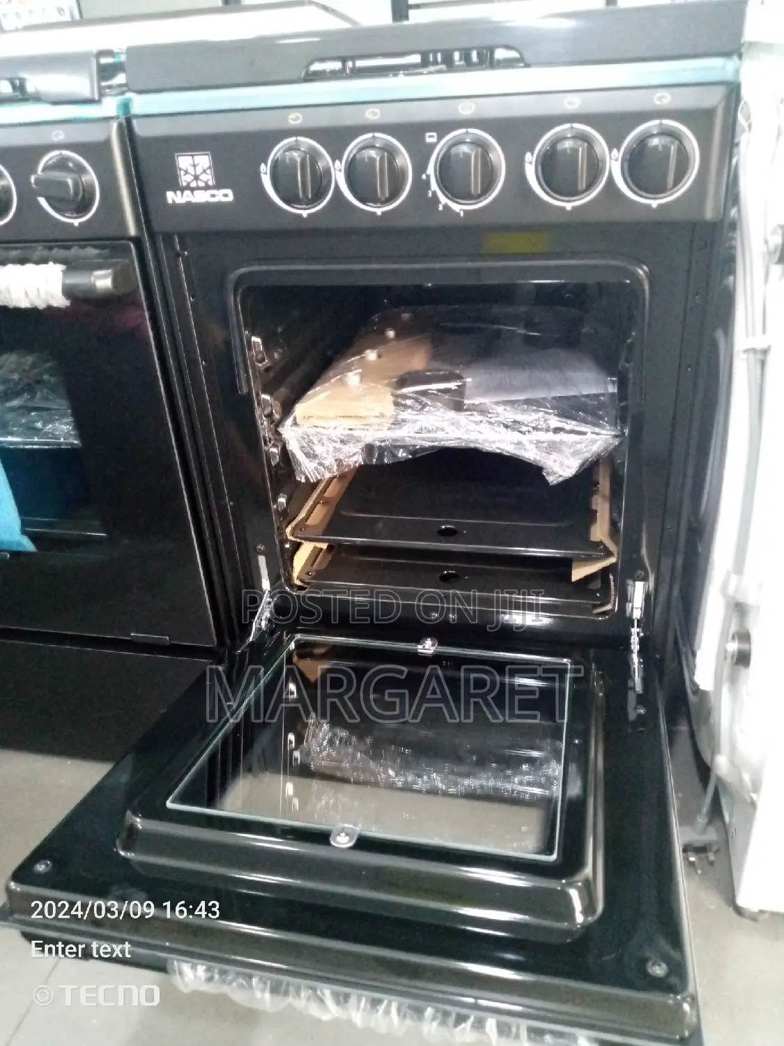 Nasco 50X50 Gas Cooker