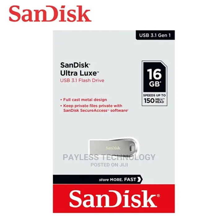 Sandisk Ultra Luxe 16gb USB 3.1 Pendrives