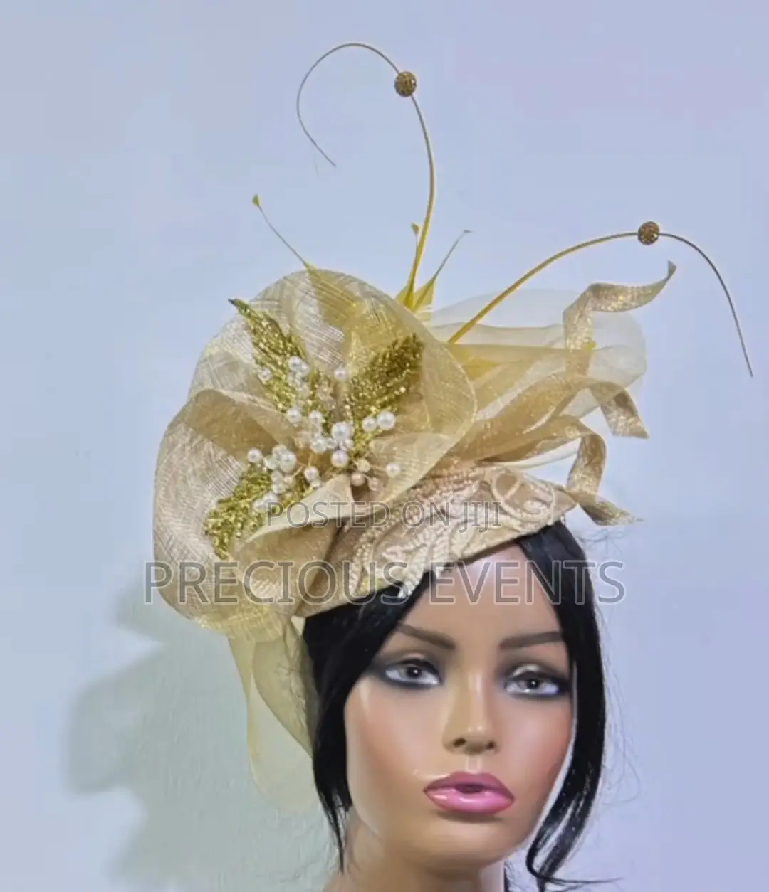 Gold Fascinators
