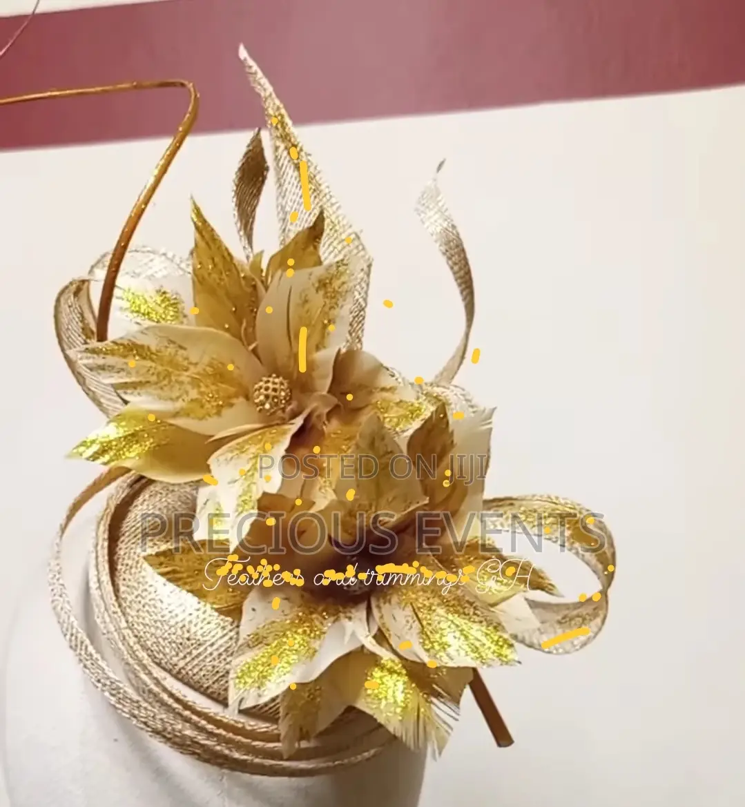 Gold Fascinators
