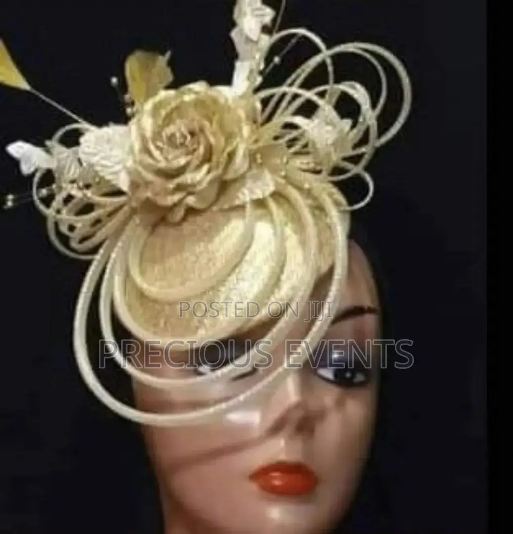 Gold Fascinators