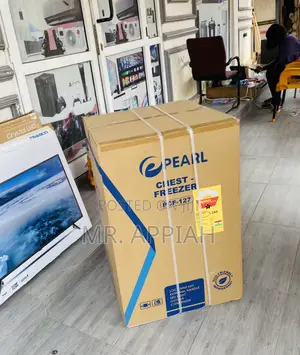 Super Cooling Pearl PCF-127 1 Door Electric Freezer,Silver