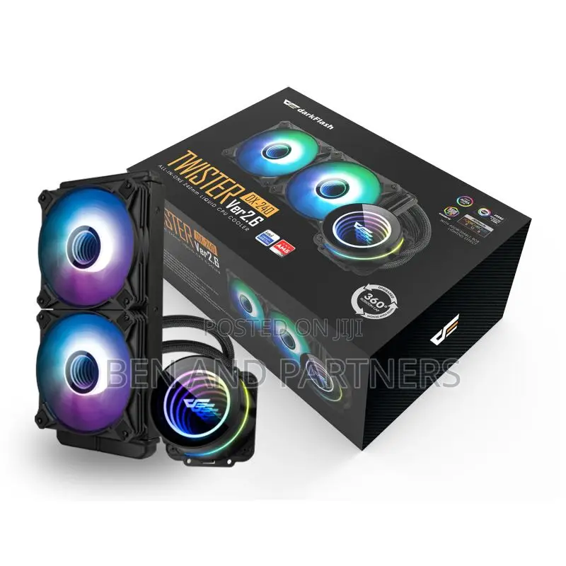 Darkflash Twister Dx 2.6 240mm Liquid Coolers Available