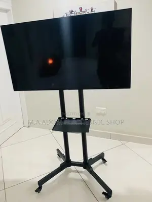 Photo - Latest and Affordable Moveable Tv Trolly for 32”-70” Tvblack