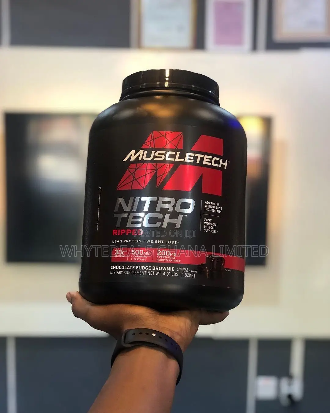 Nitrotech Ripped Whey Protein for Weightloss Build Muscles