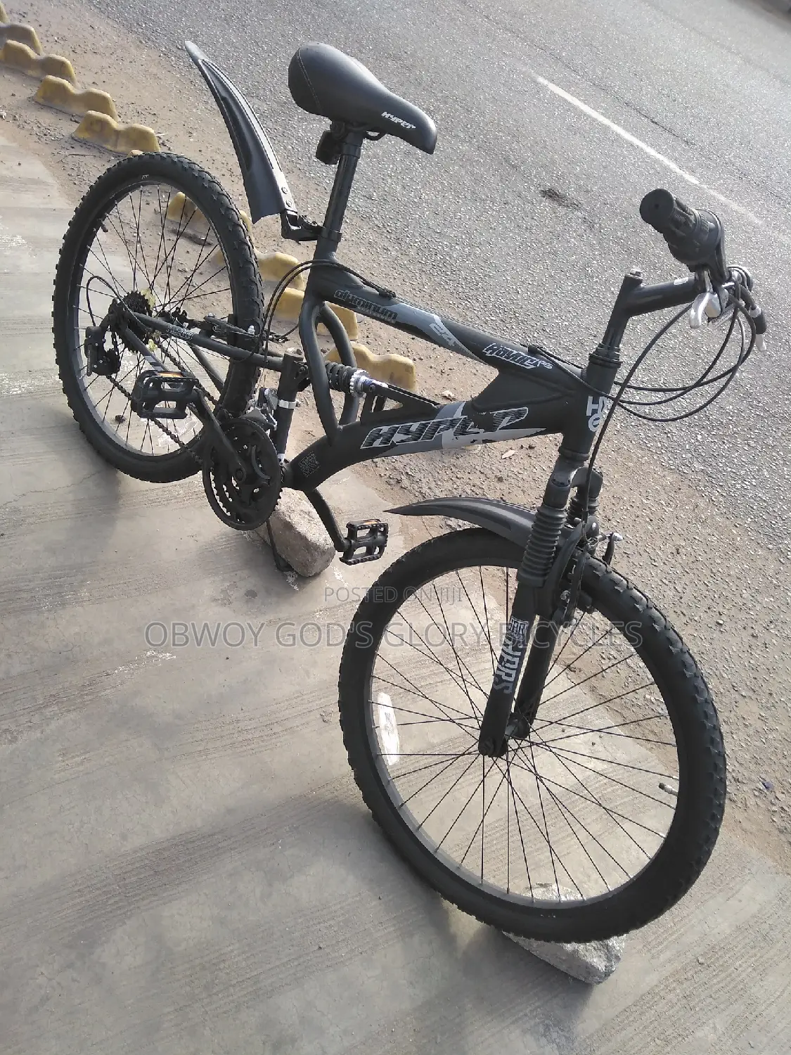 Black 24 Spring Bike