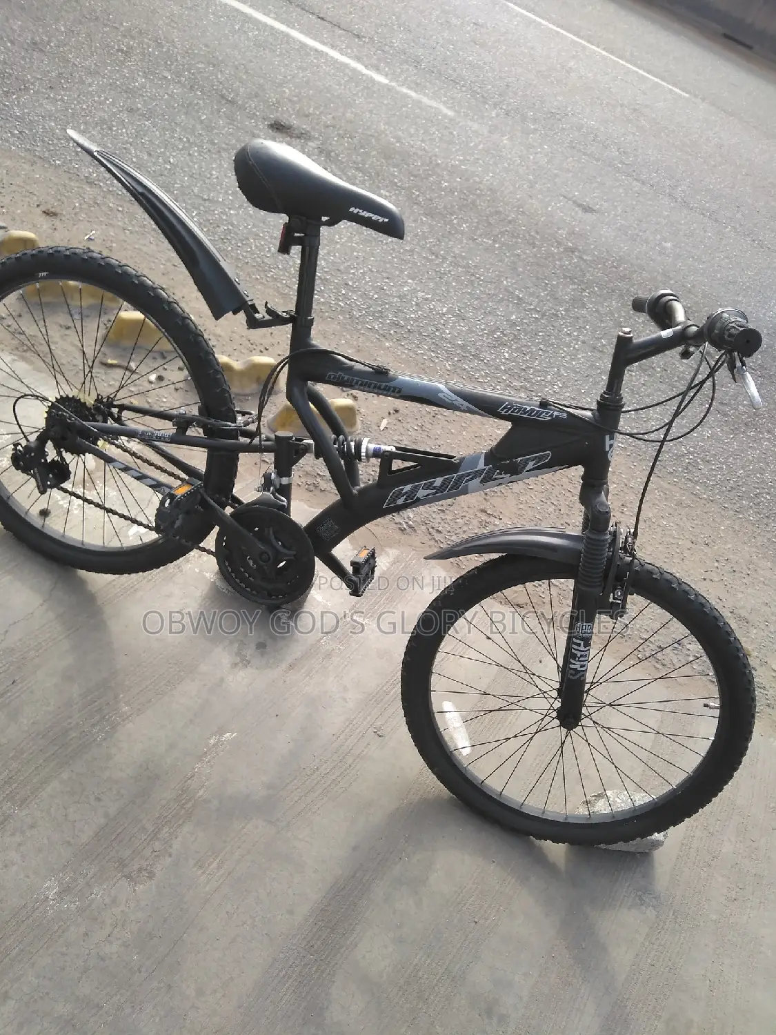 Black 24 Spring Bike