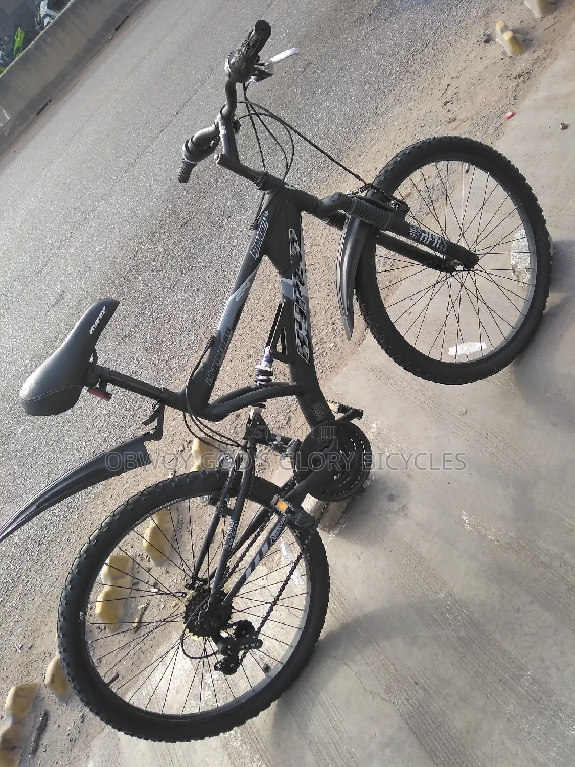 Black 24 Spring Bike