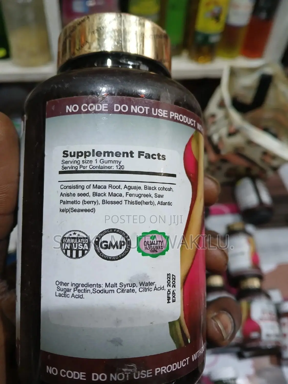 Extreme Maca Gummies.