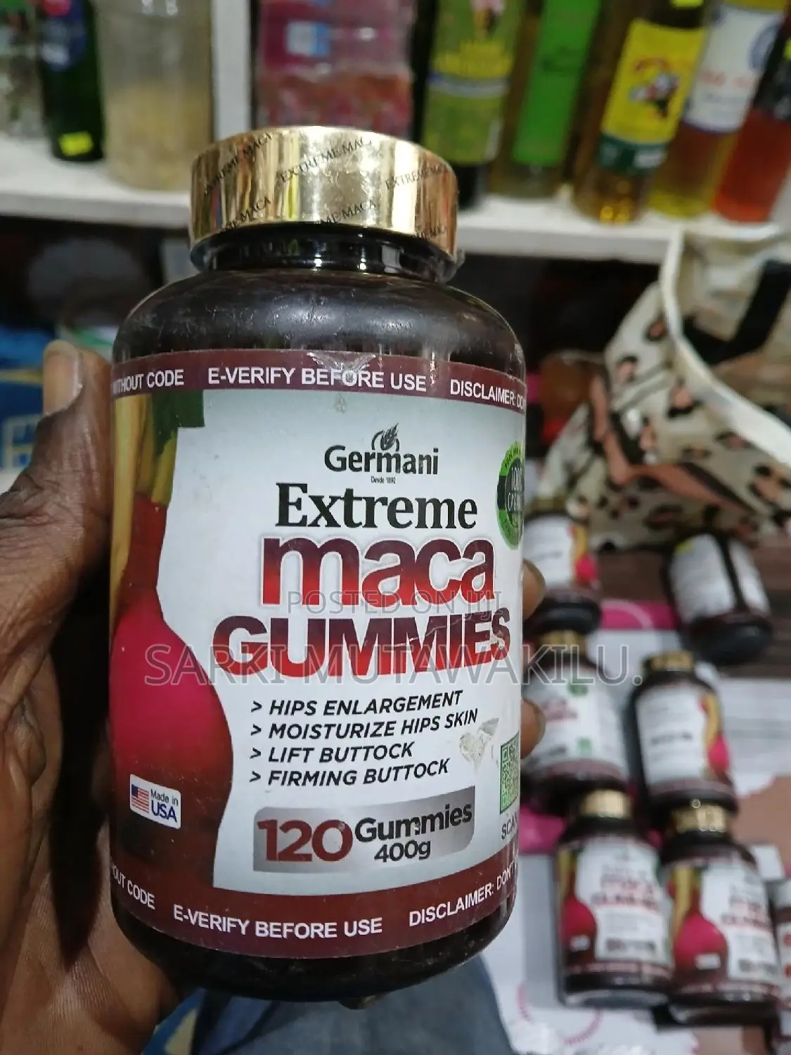 Extreme Maca Gummies.