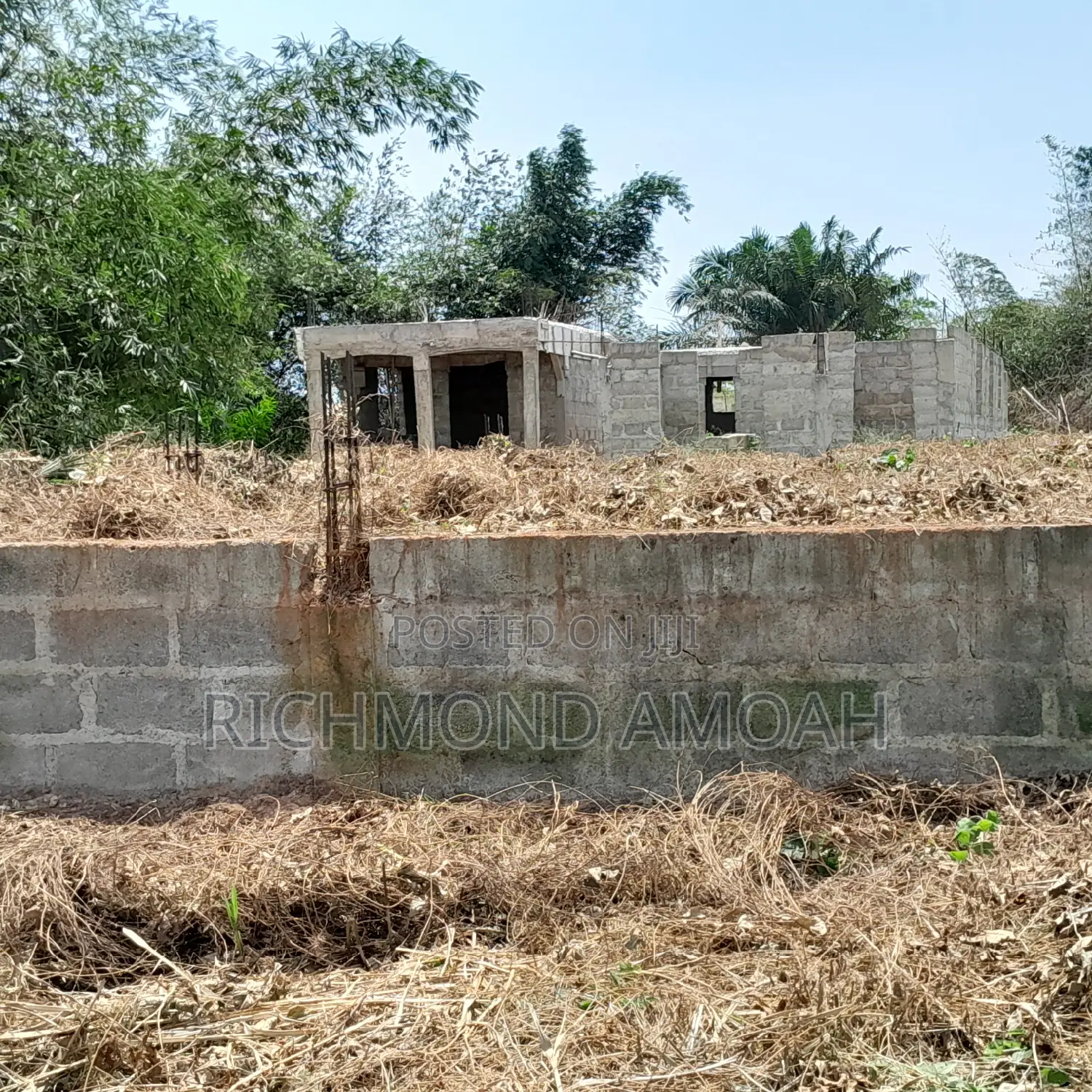 Plot With 3bedrooms Footings for Sale at Race Course Down