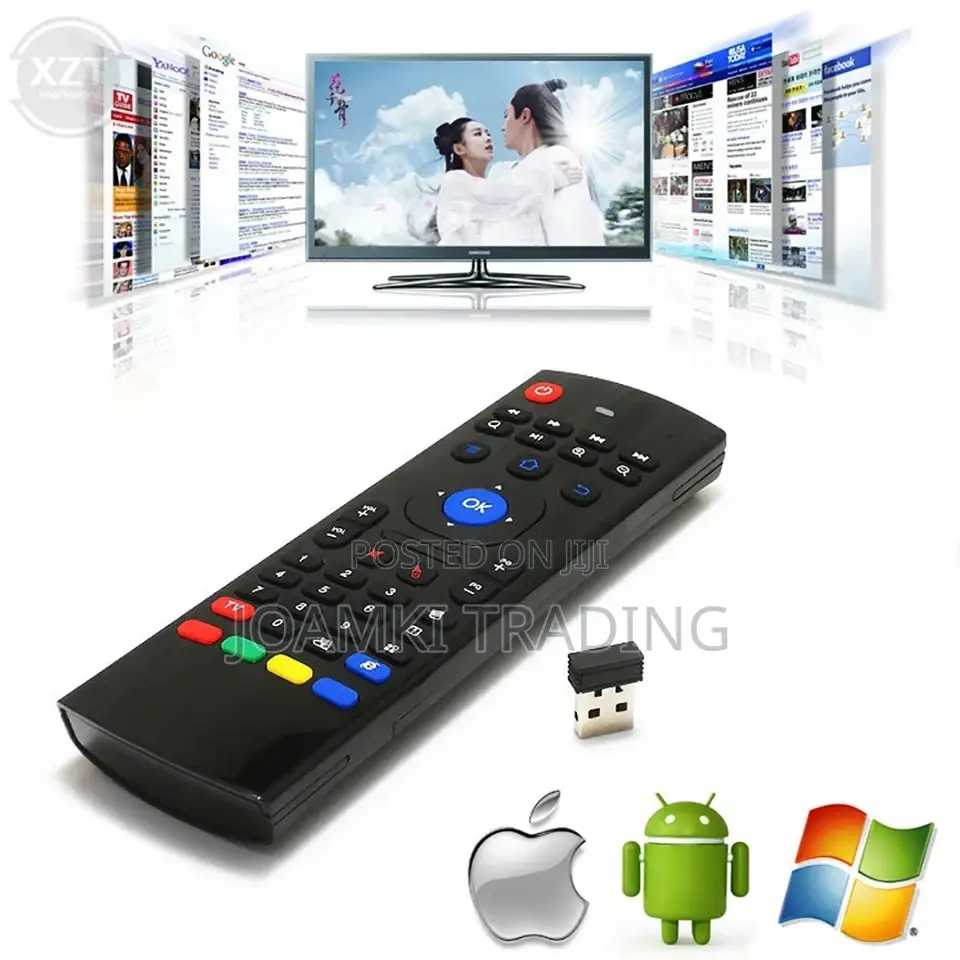 Fly Airmouse Remote Keyboard For Android TV, Smart TV, PC,