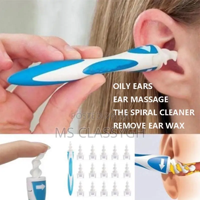 Ear Wax Cleaning Kit Spiral Silicon Ear Care Pick Earwax Rem