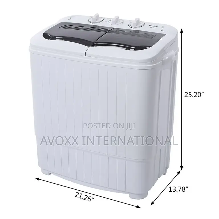 Zokop Portable Compact Twin Tub Washing Machine 14.3lbs