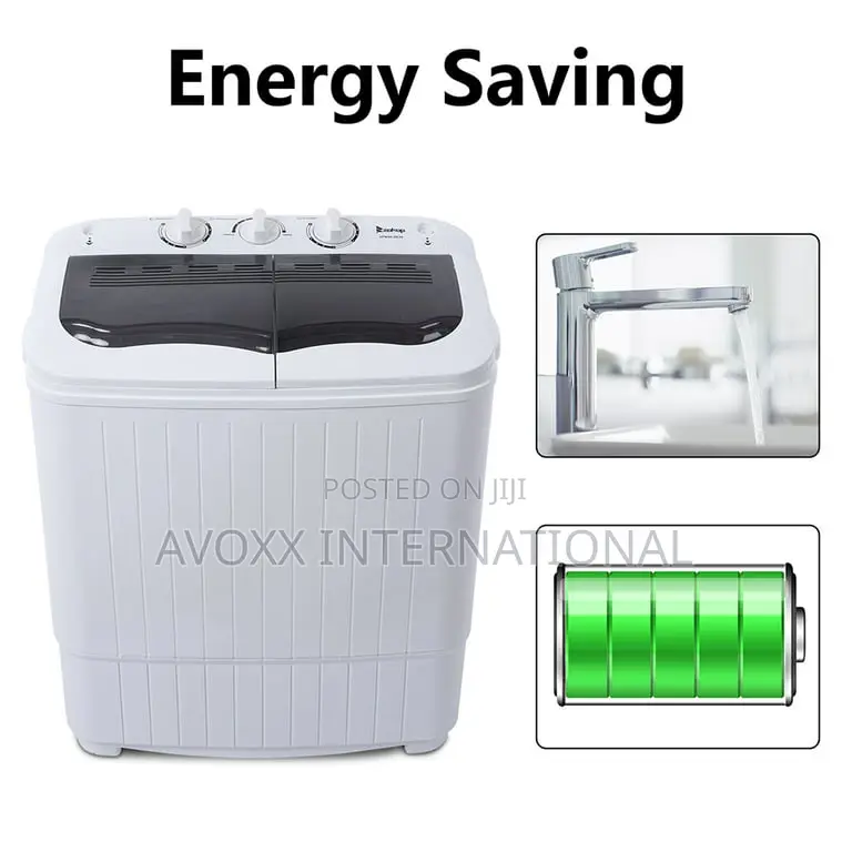Zokop Portable Compact Twin Tub Washing Machine 14.3lbs