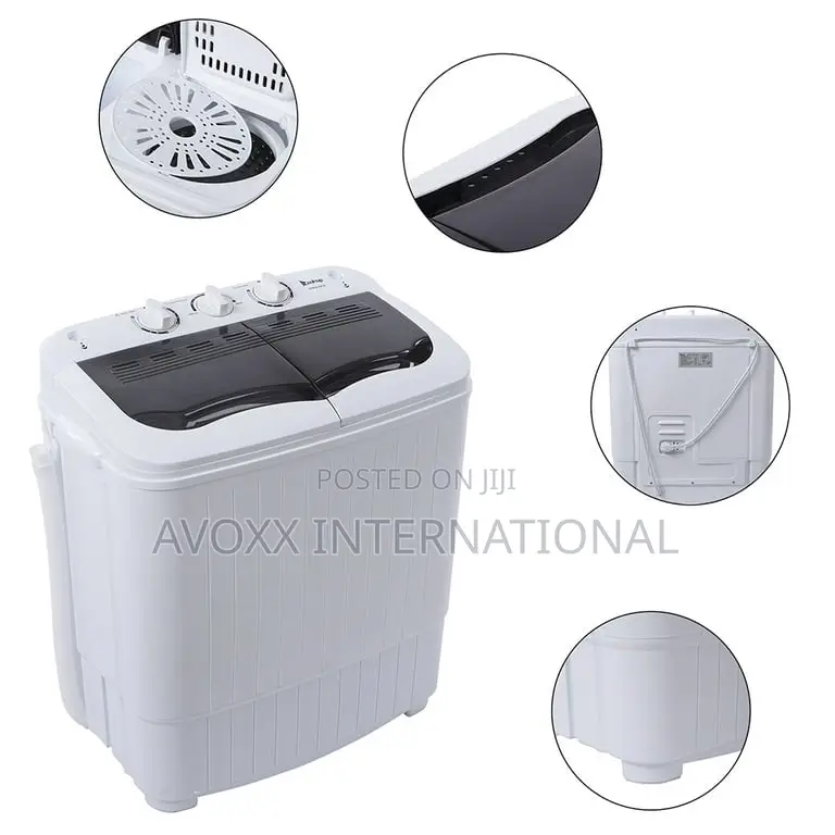 Zokop Portable Compact Twin Tub Washing Machine 14.3lbs
