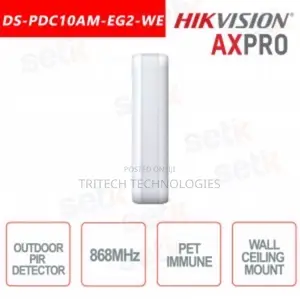 Hikvision Ds-Pdc10dm-Eg2 W/L Dual-Tech Am Curtain Detector