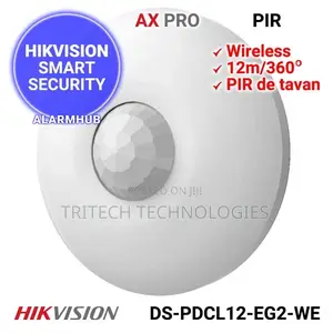 HIKVISION DS-PDCL12-EG2-WE Wireless PIR Ceiling Detector