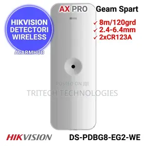 HIKVISION DS-PDBG8-EG2-WE Wireless Glass Break Detector