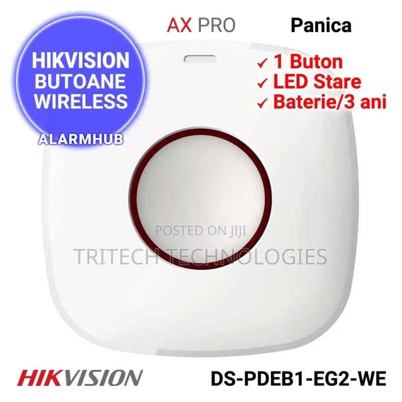 Hikvision Ds-Pdeb1-Eg2-We(B) Wireless Emergency Button