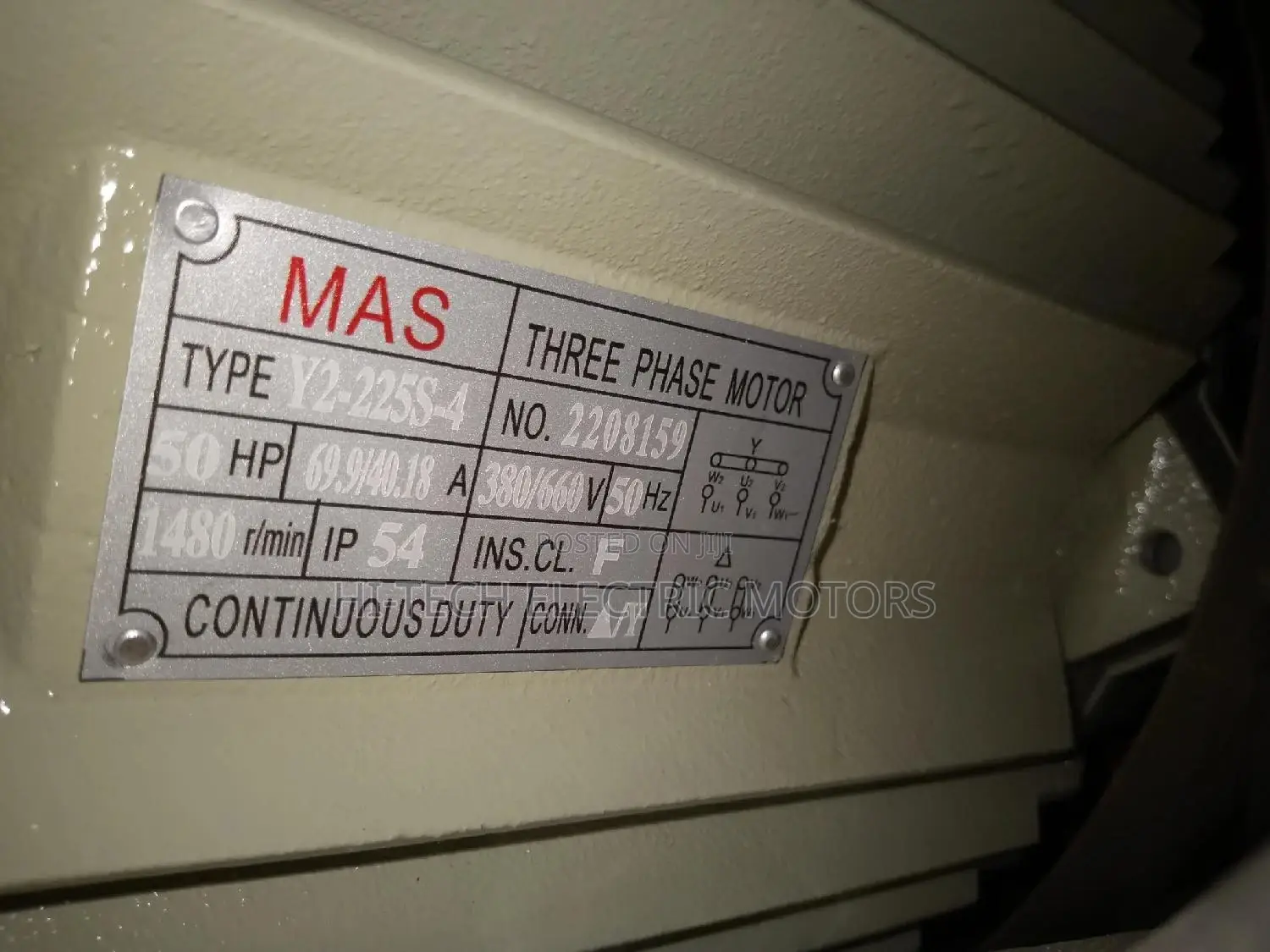 50hp/37kw Three Phase Copper Motor