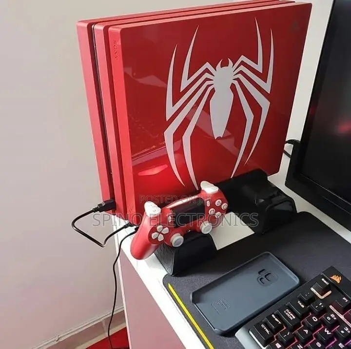 Ps4 PRO Spider Man Edition With Games of Your Choice