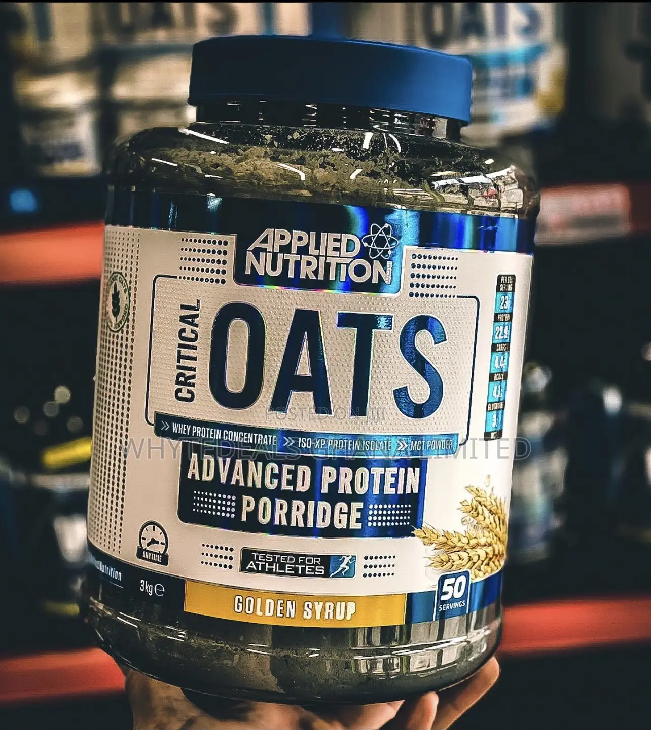 Critical Oats Whey Protein Isolate Porridge Breakfast in Accra