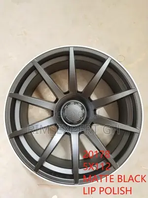 AMG Mercedes Benz Rim 20 All Black With Silver Lip
