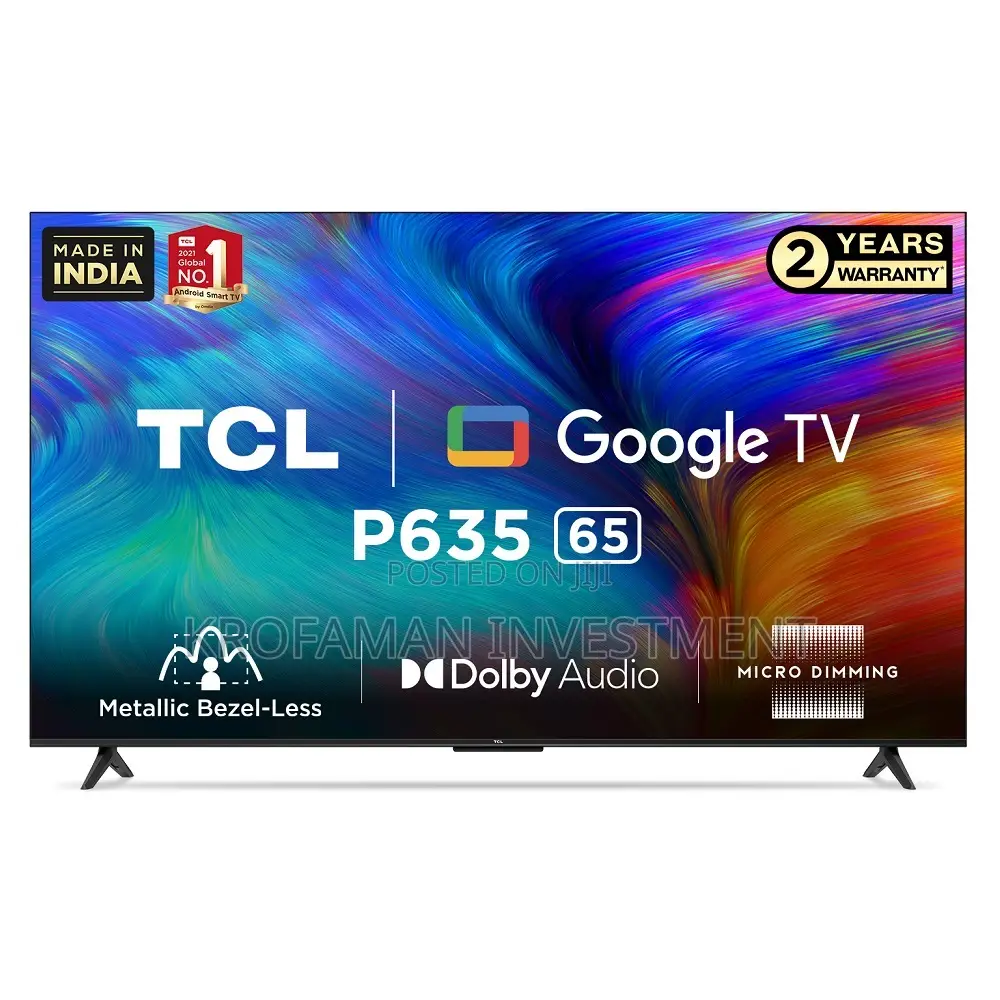 TCL 65P635 65inches Uhd Smart Android TV