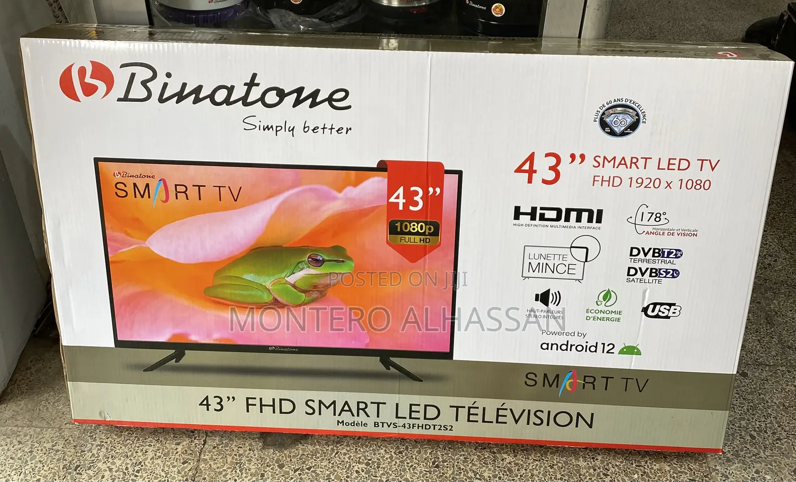 43.Inches Smart Binatone Television