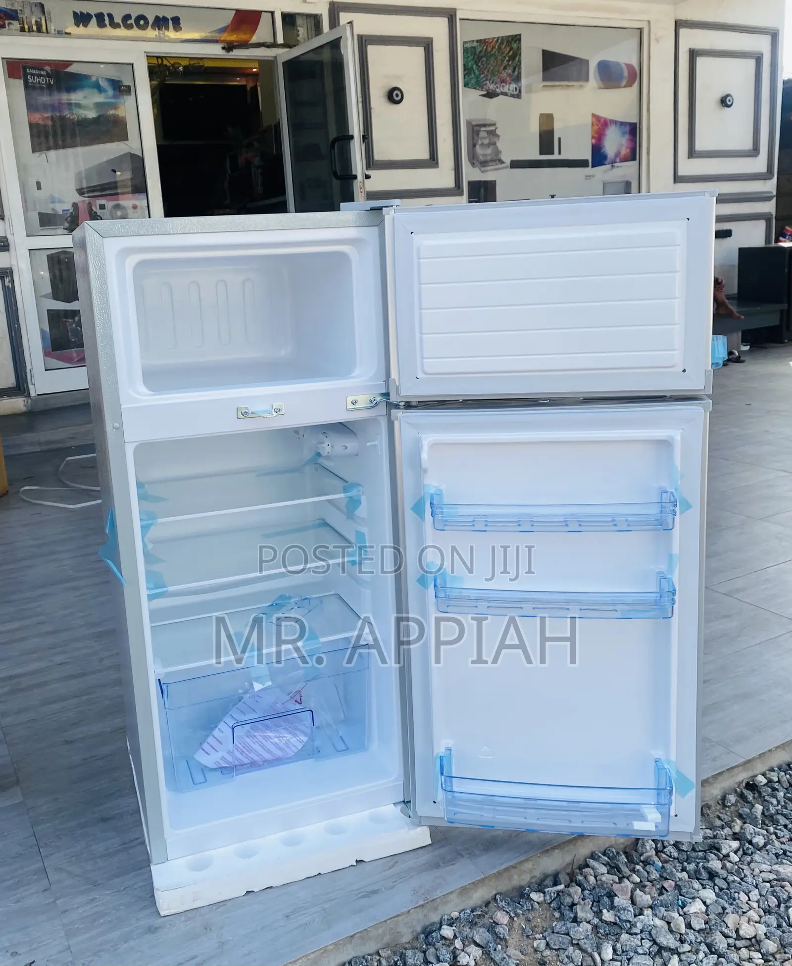 Purchase Classic Zara 12TM Double Door Electric Fridge,Gray