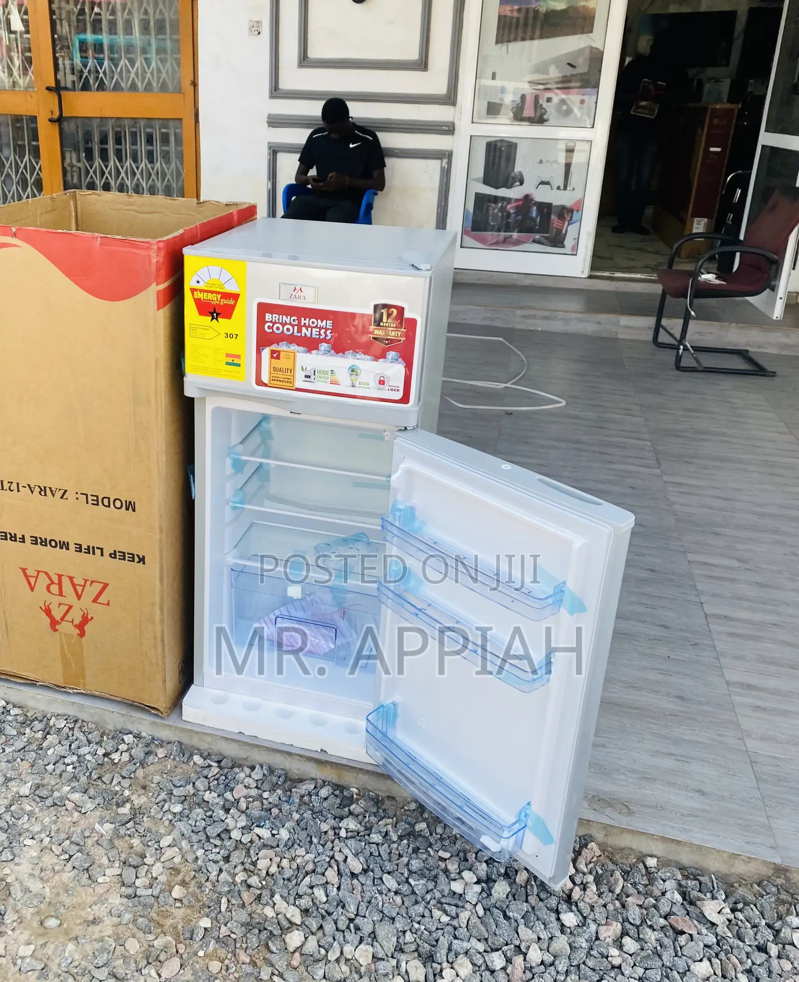 Purchase Affordable Zara 12TM Double Door Electric Fridge.