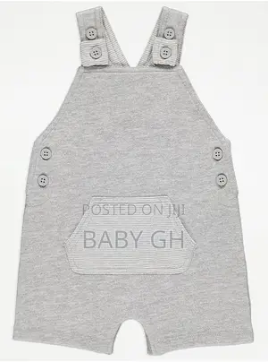 George Ash Dungarees and White Romper Set